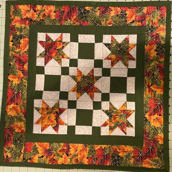 Fall Stars -- PDF Quilt Pattern -- Fall Quilt -- Instant Download - Etsy