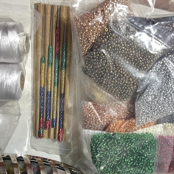 Metal Metallic Embroidery Floss Thread Metal Embroidery Wire Antique ...