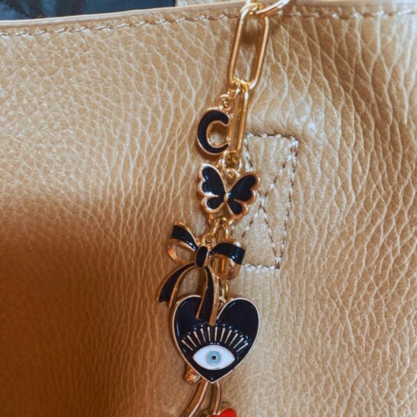 It-Girl Lip Gloss Holder Bag Charm - Gold Star main image 1