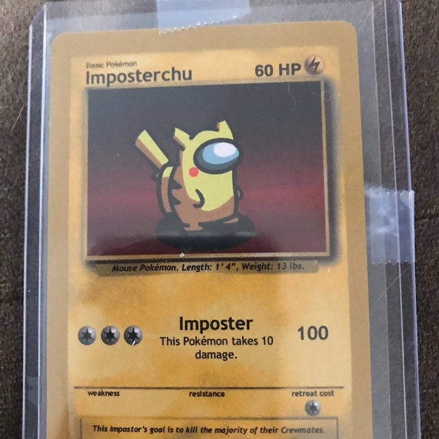 among us pokemon cards ⚡️ Pokemon TCG - 011/159 Amoonguss EX - Double Rare