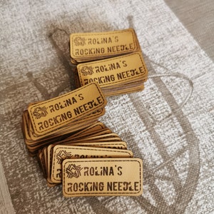No SEW Labels Knitting Tags No Sew Fold Over Animal Labels - Etsy