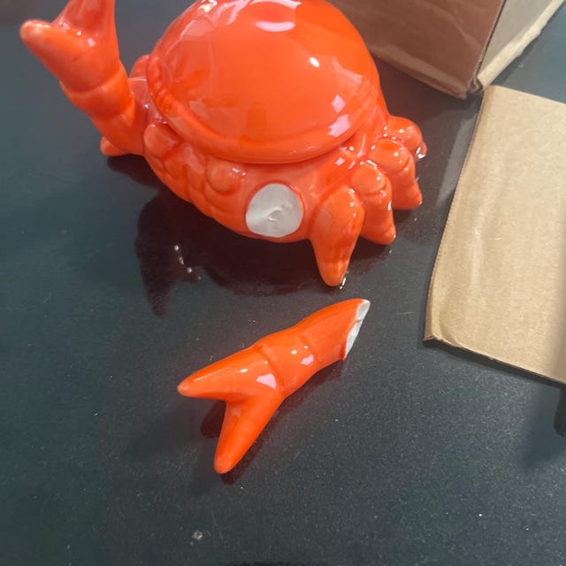 セラミックカニ灰皿 ユニークなデザイン 装飾ギフト 手作り 沿岸ビーチ
