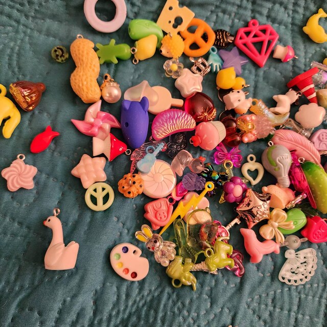 BULK 101+ Grab Bag of Charms, Beads, and More, Assorted