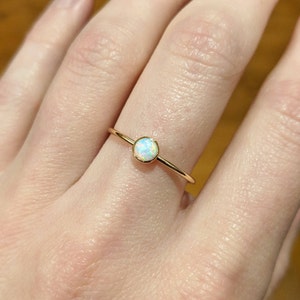 Gold Opal Ring Opal Ring Opal Ring Gold Opal Gold Ring - Etsy