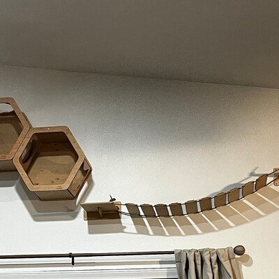 Picture of Wall Shelves for Cat, Cat Shelves, Cat Climbing Wall Shelf, Cat House ...
