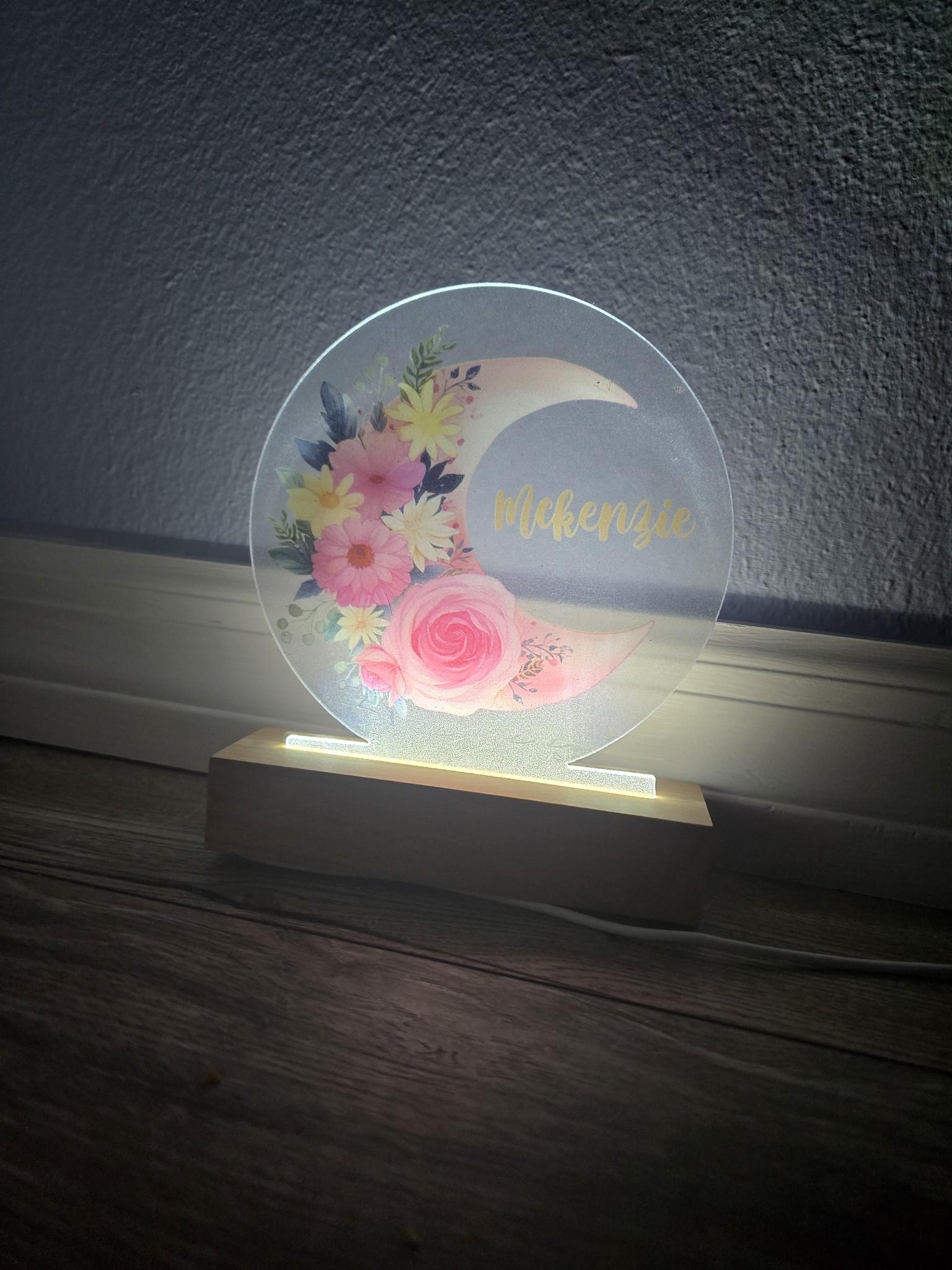 Custom Night Light - Personalized Night Light - Custom Name Night Light - Room Decor Kids - Personalized Gift - Night Light