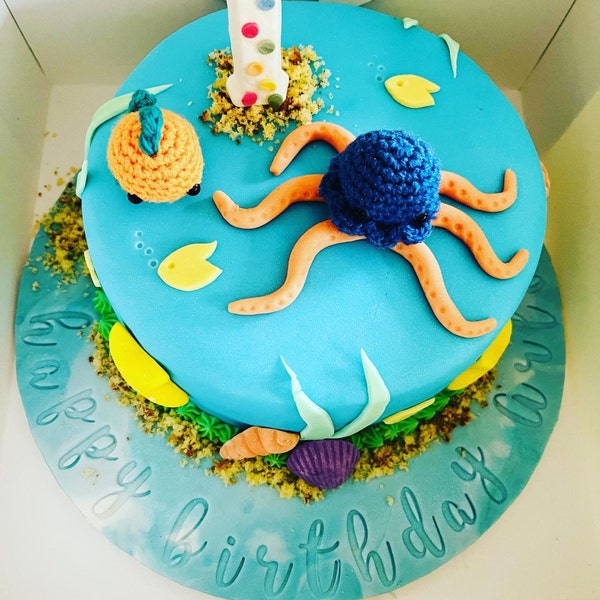 Little Tiny Cute Crochet Fish Stuffies Keychain Gift Kawaii Hand Made ...