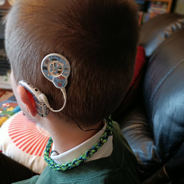 Sports Necklace With Hearing Aid or Cochlear Implant Retaining Cord - Etsy