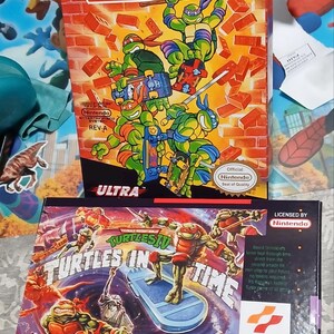 Teenage Mutant Ninja Turtles IV Turtles in Time Replacement Box