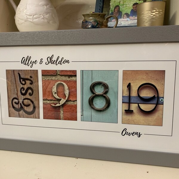 Custom Wedding Gift, Personalized Wedding Sign, Wedding Gift for Couple ...