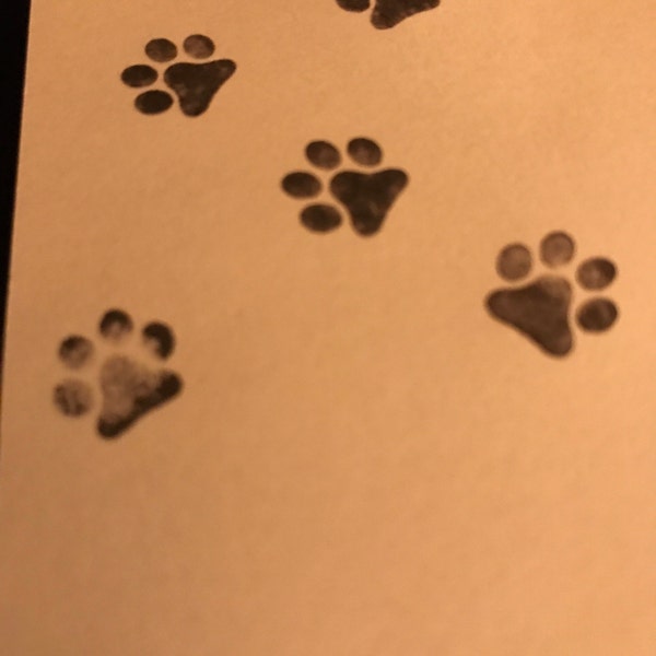 Ministempel Mini-Stempel PFOTE 12 mm