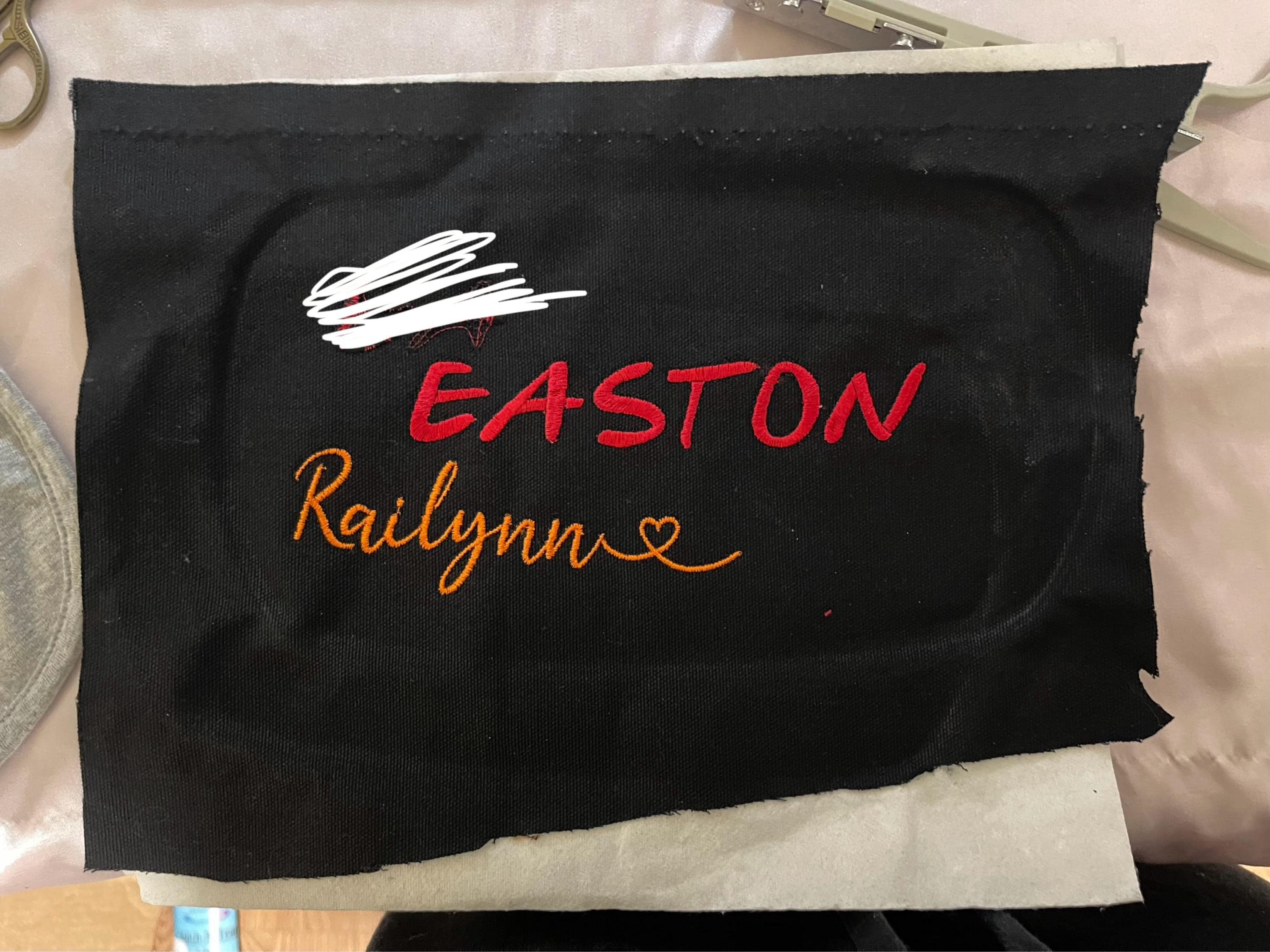 Customer photo for Friends - Embroidery font