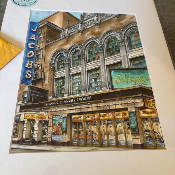 Single Postcard: Hand-illustrated Julius' Bar New York City Storefront ...