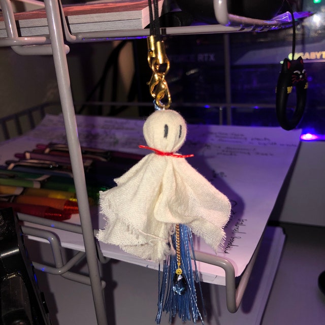 Teru Teru Bozu Charm Strap or Earrings || Japanese Rainy Day