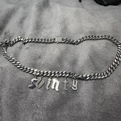 Barbed Wire Necklace, 316L Stainless Steel, Punk Jewelry, Grunge, Alt ...