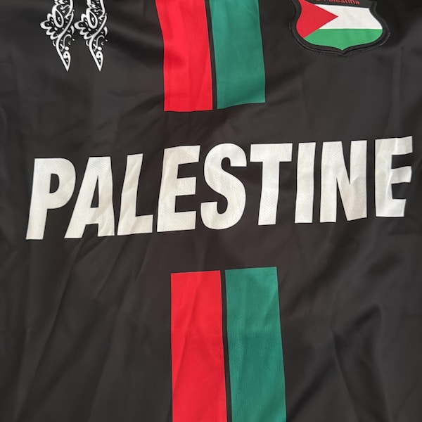 Palestine 48 Sustainably Made American Football Jersey, Palestine Flag, Ethically Produced main image 1