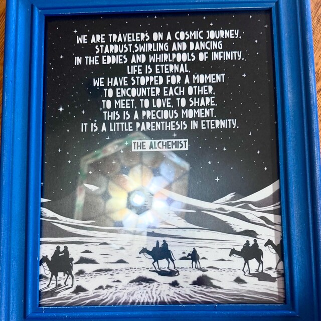 The Alchemist Print, Paulo Coelho Quotes, the Alchemist Poster