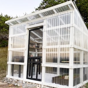 Diy 7x10 Lean To Greenhouse Building Guide Etsy
