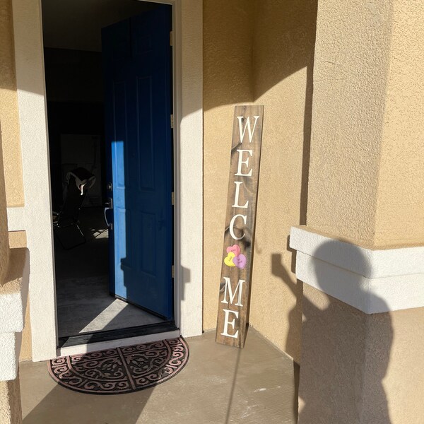 Interchangeable Welcome Sign | Welcome Porch Sign Interchangeable ...