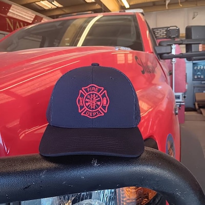 Firefighter Baseball Hat, Fireman Caps, Maltese Cross Baseball Caps ...