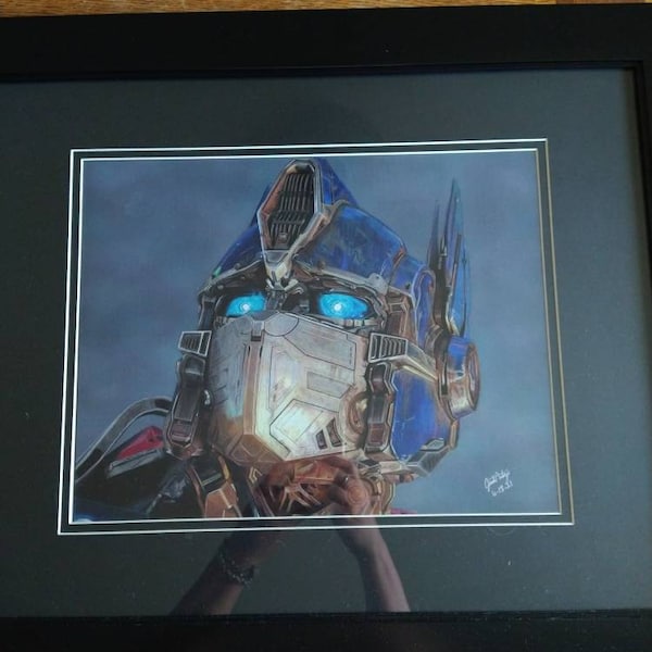 Optimus Prime Transformers Drawing Color Pencil Illustration Realistic ...