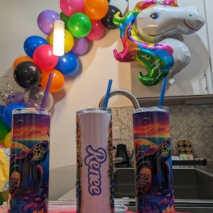Lisa Frank kids flip top water bottle – Happy at Home Creations
