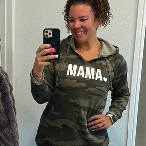 MAMA Hoodie Mama Sweatshirt Mama Camo Sweatshirt Camo Hoodie Mama Bear Hoodie Mom Hoodie Mama Camo Hoodie New Mom Gift Etsy