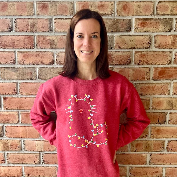 Merry And Bright Holidays Christmas Trees Sweatshirt