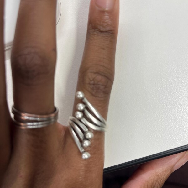 Boho Hippie Adjustable Rings. Statements Ring. - Etsy