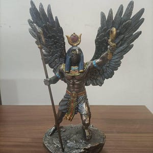 コールドキャストブロンズ製エジプト太陽神ラー像 - Etsy 日本