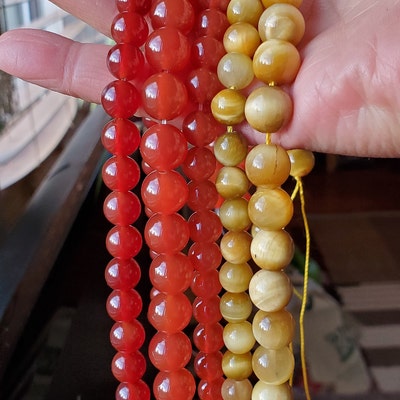 thumbnail image 2 of 8mm Dragon Blood Jasper Bracelet – Grade AAA Genuine Natural Round Beads 7-inch 2 of 5