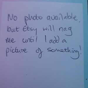 Comprador de Etsy ha añadido una foto de su compra