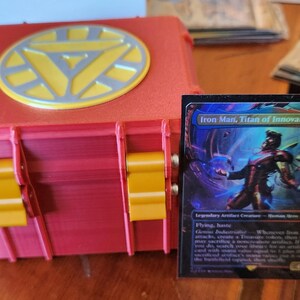 アイアンマン MTG デッキボックス – グローリアクター、統率者戦 EDH