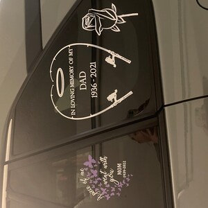 In Loving Memory Decal, Mom and Dad Memorial Decal, Car Decal, Truck ...