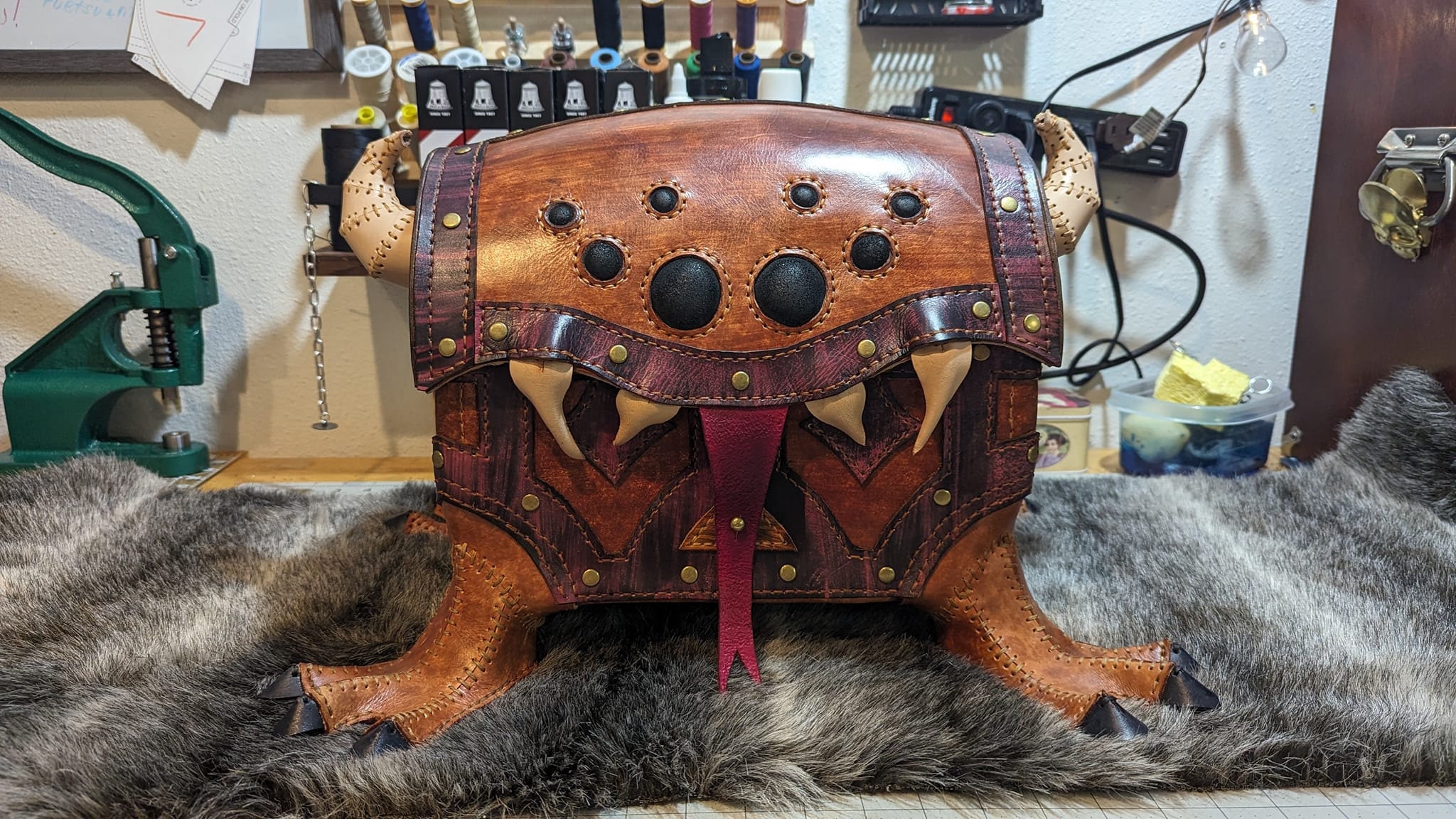 Mimic chest leather pattern PDF - by LeatherHubPatterns