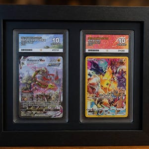 Marco de exhibición de Tarjetas graduadas, Compatible con PSA, CGC y Tag, Estuche de exhibición de Tarjetas coleccionables de Montaje en Pared para Tarjetas Deportivas, Pokémon y MTG (10 losas Marco de exhibición de Tarjetas graduadas, Compatible con PSA, CGC y Tag, Estuche de exhibición de Tarjetas coleccionables de Montaje en Pared para Tarjetas Deportivas, Pokémon y MTG (10 losas