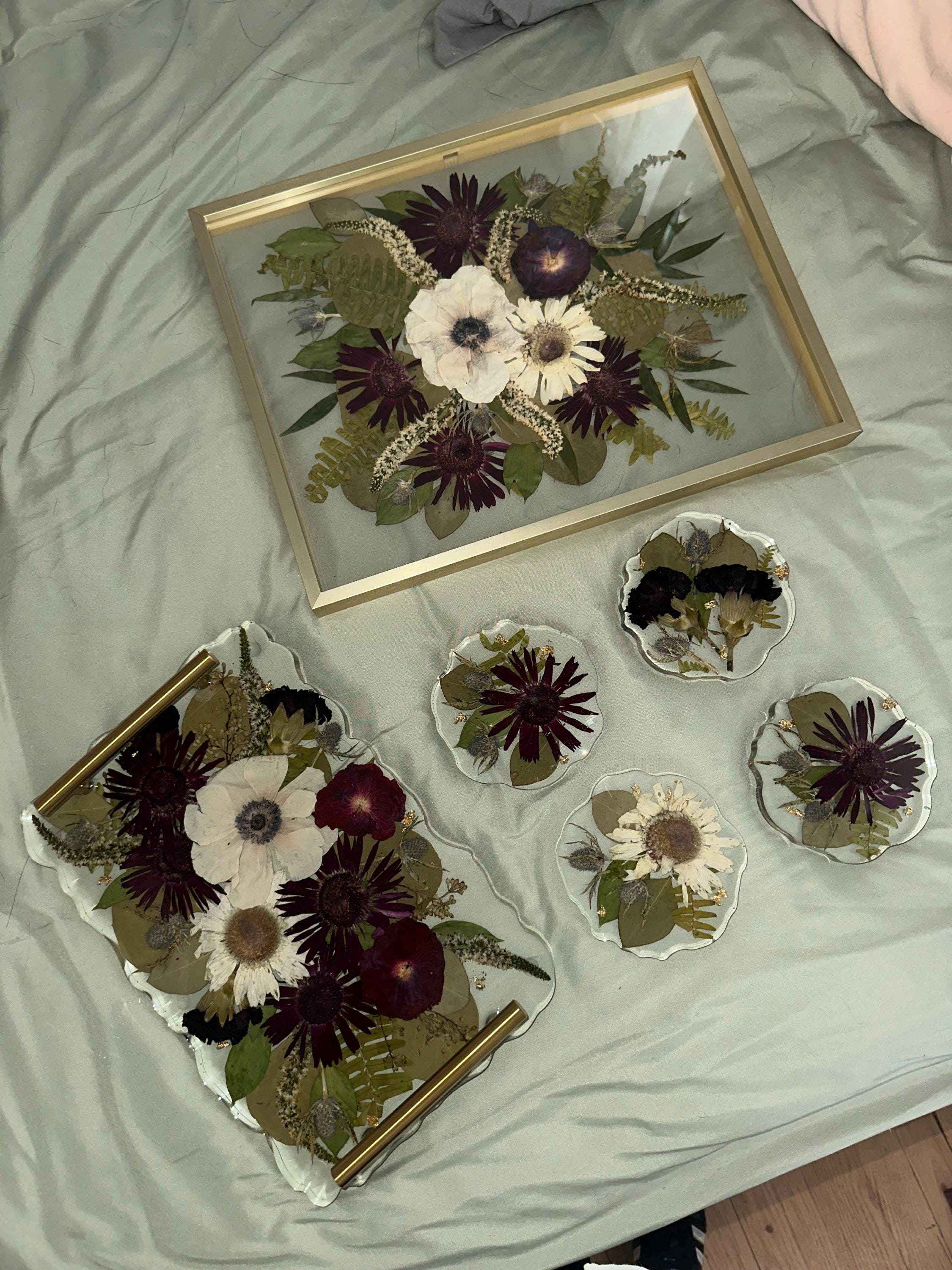 Preserved flowers from Tara's etsy review