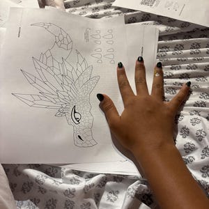 Paper Dragon Puppet Pearlie | DIY Printable Craft | Print-ready Pdf ...