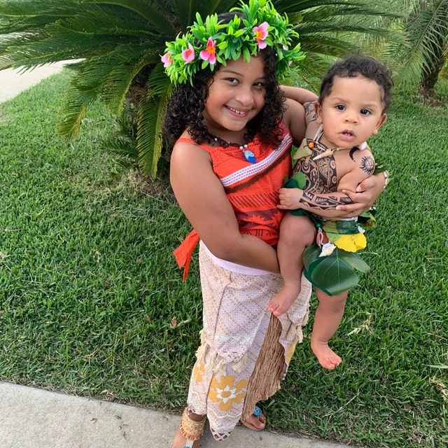 Maui Disney Infant Moana Costume Hawaiian Cosplay Maui Adult 