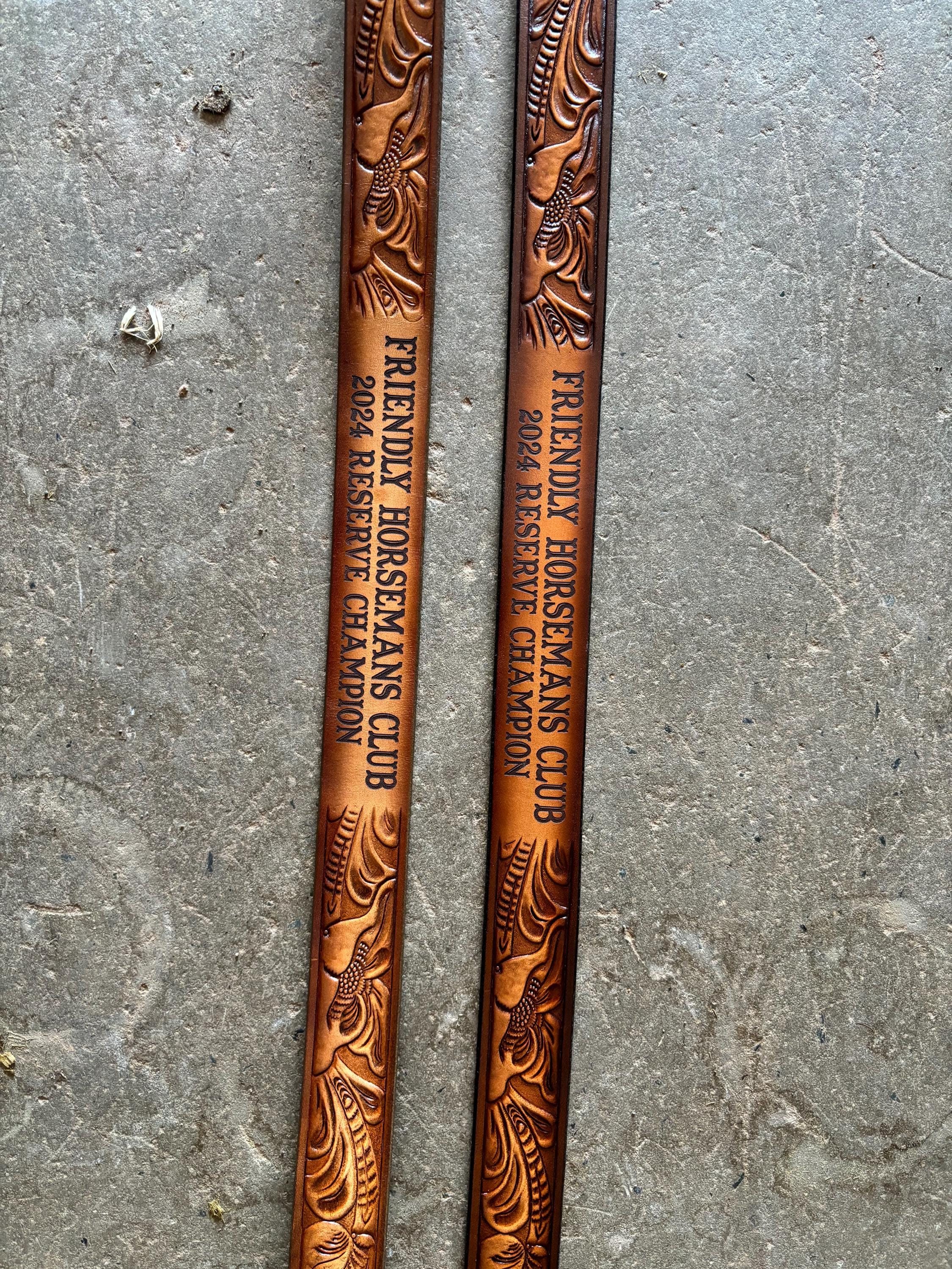 Name Belt. Western Design NBT929 - Belt is 1 1/2&quot; wide - Includes name in center back, removable utility buckle & leather keeper