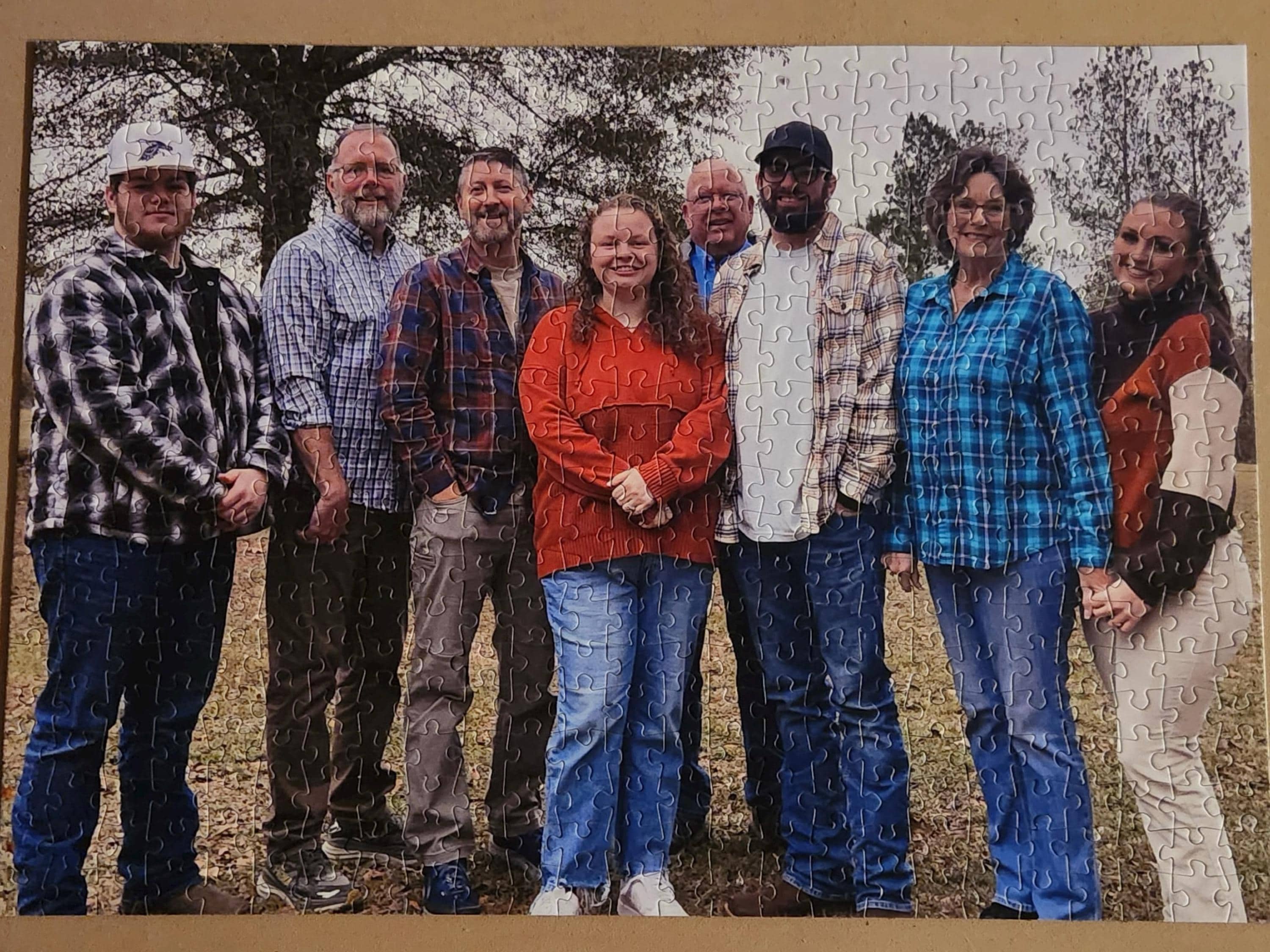 Customer photo for Custom Jigsaw Puzzle Gift