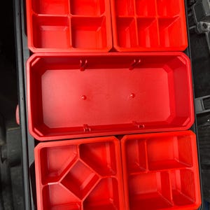 Packout Custom Square Slim Bins - 11 Options (Custom requests also welcomed) - Packout low-profile organizers 48-22-8431 & 48-22-8436