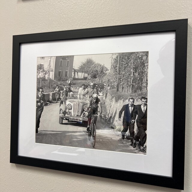 Eddy Merckx Signed Print - Paris-roubaix 1969, 20 X 16 Inch