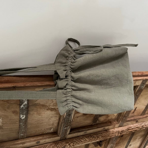 Drawstring Tote Bag Pdf Sewing Pattern, Womans Easy Beginner Linen ...