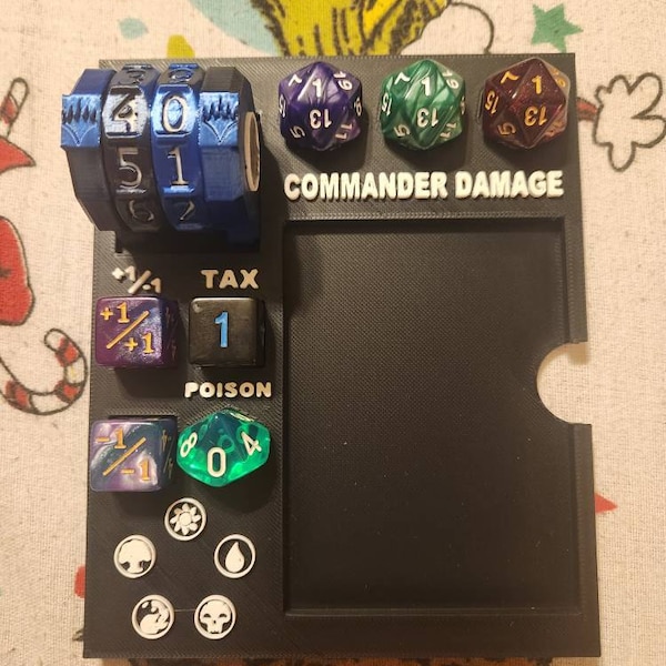 MTG Commander Tray | Magic the Gathering | Command Zone Organizer | 3D ...