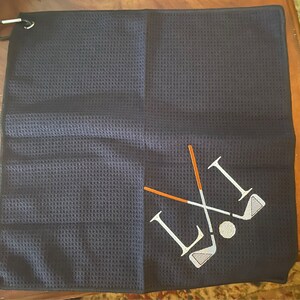 Personalized Golf Towel Monogrammed Golf Towel Golf Gift - Etsy