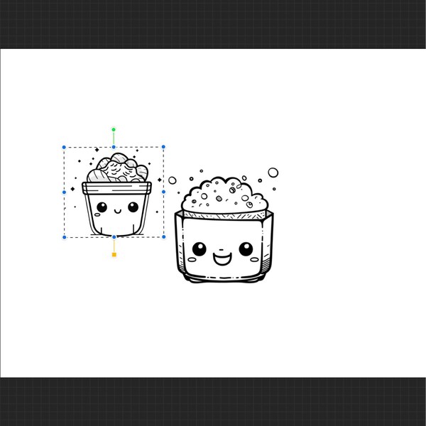 100+ Procreate Kawaii Food Items Stamps, Cute Kawaii Food Brushes for ...