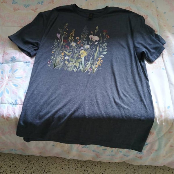 Wild Flowers T-shirt, Vintage Botanical Tee, Pastel Floral Nature T ...