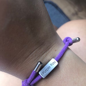 BTS Inspired Bracelet Army Bracelet I Purple You Custom -  Australia