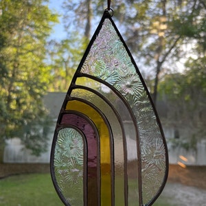 PATTERNS 2 Rainbow Drop Stained Glass Patterns Digital Download ...